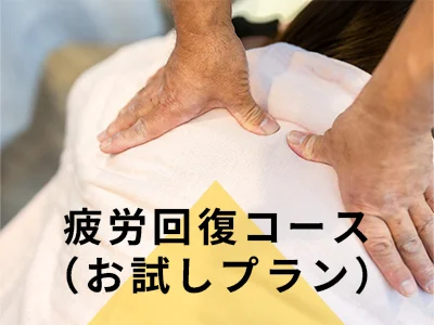 疲労回復コース（お試しプラン）